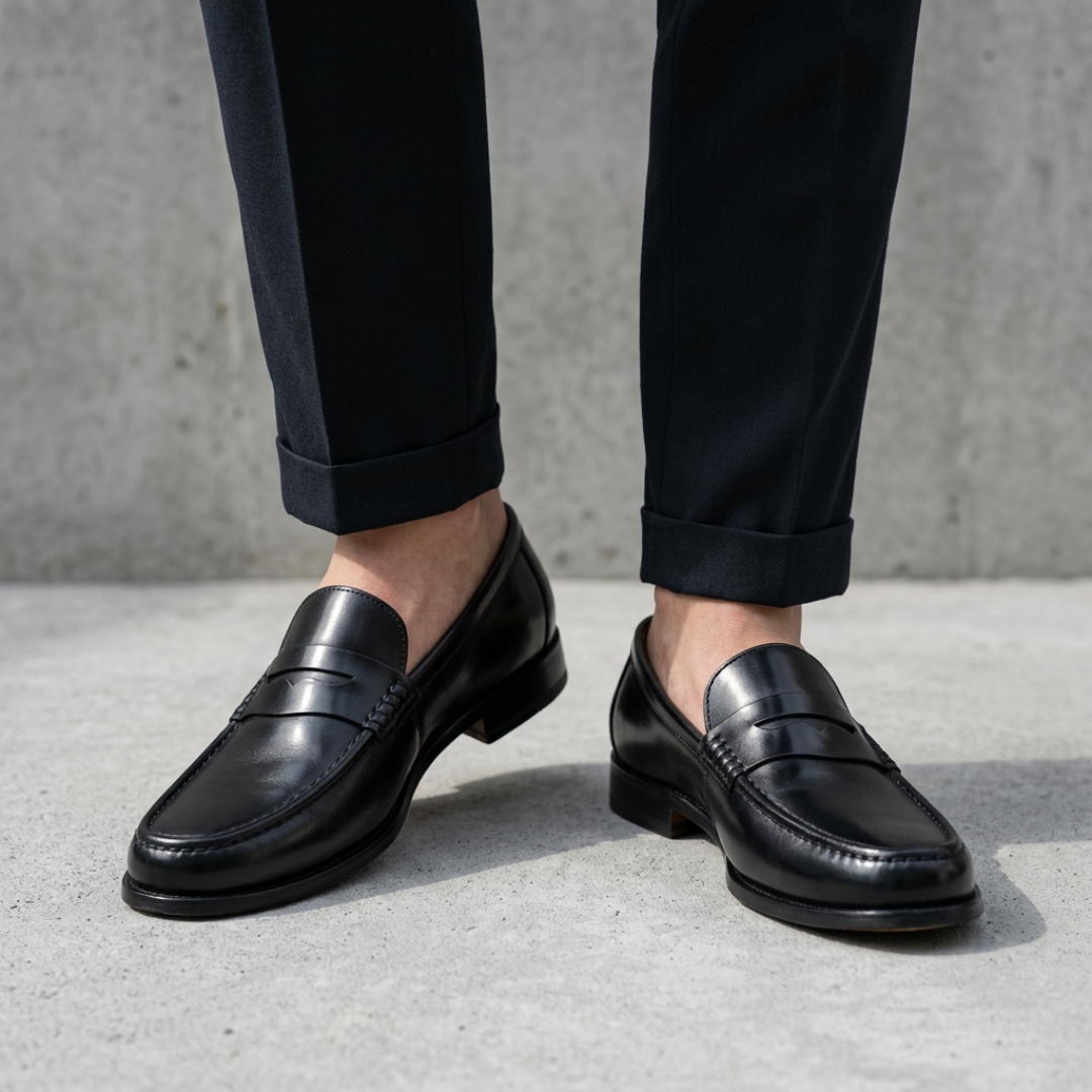Preston – Hand-finished penny loafers for timeless sophistication