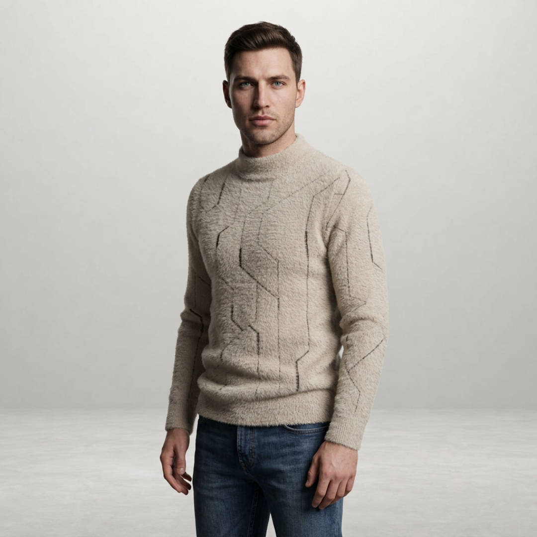 Tristan – Textured knit sweater