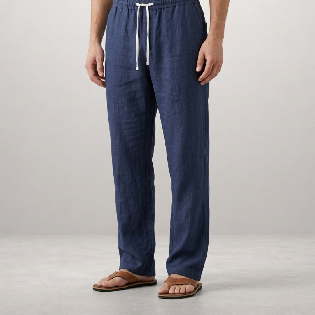 Mason – Lightweight linen drawstring pants for relaxed everyday comfort