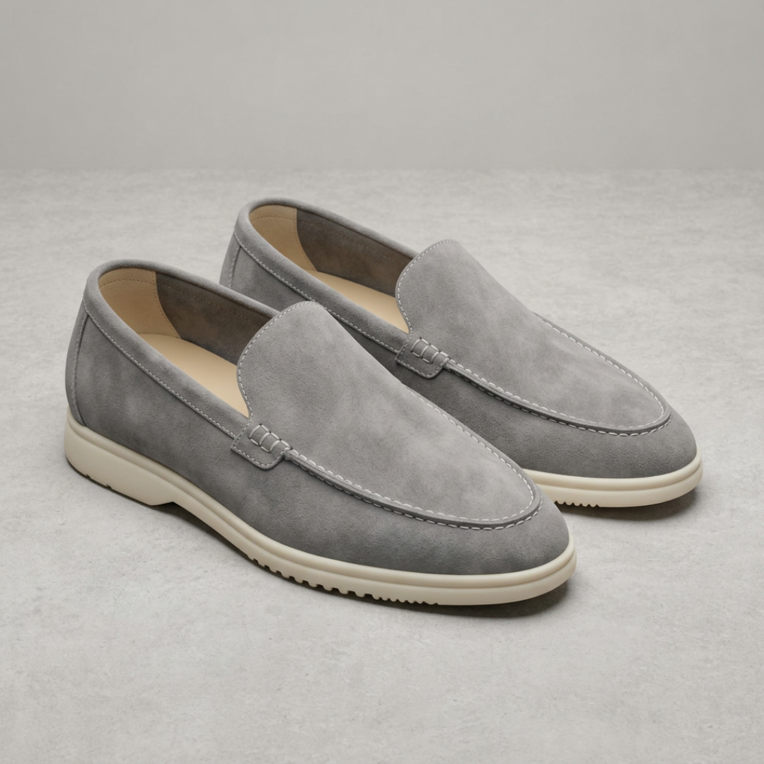 Carter – Premium suede slip-on loafers with lightweight comfort
