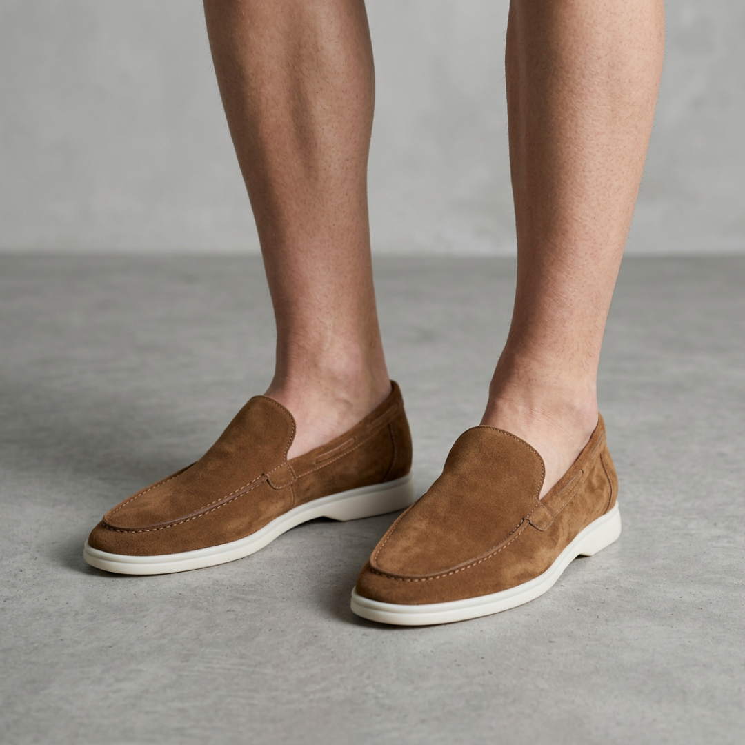 Carter – Premium suede slip-on loafers with lightweight comfort