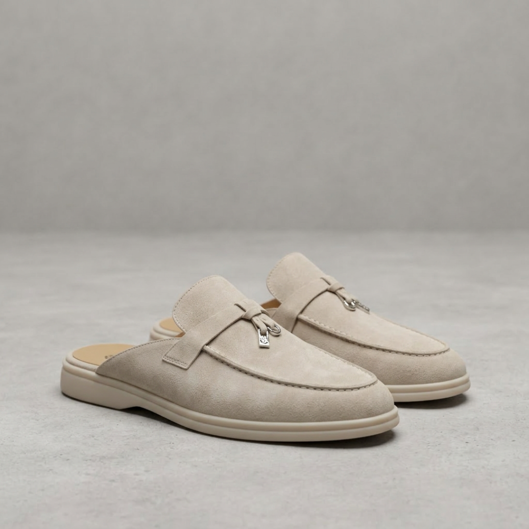 Mason – Premium suede mule loafers with effortless summer comfort