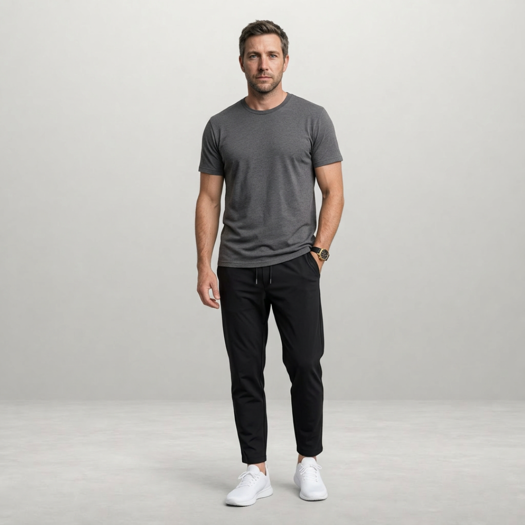 Nolan – High-waisted tailored trousers with effortless contemporary elegance