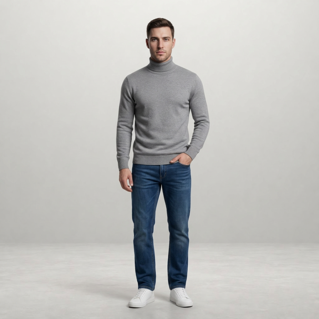 Nolan – Classic turtleneck with a refined fit