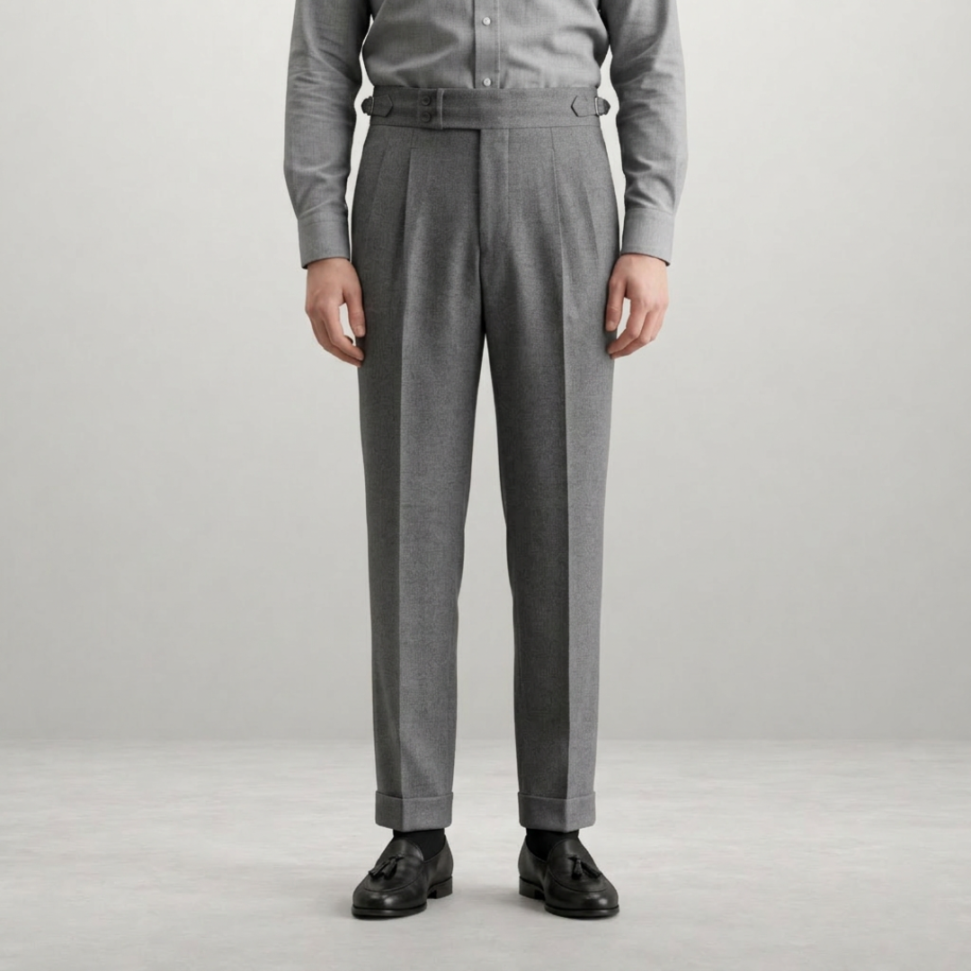 Nolan – High-waisted tailored trousers with effortless contemporary elegance