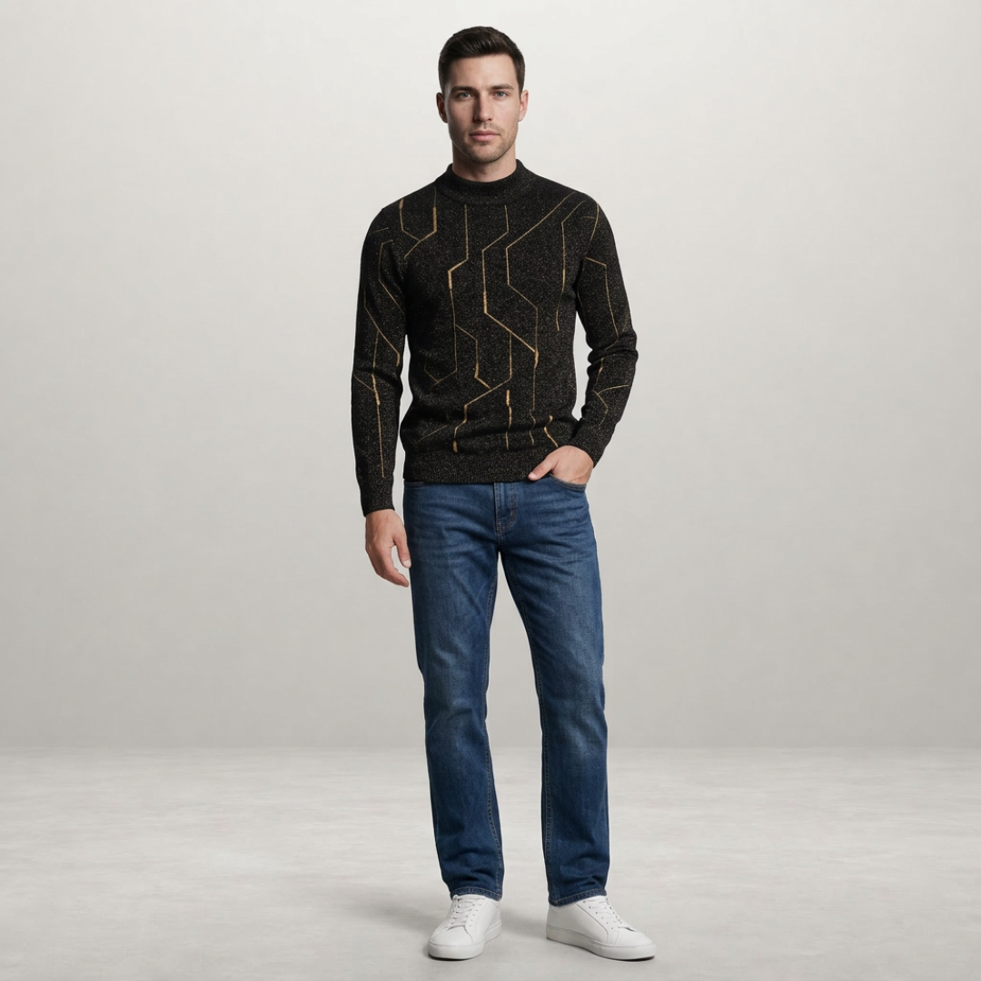 Tristan – Textured knit sweater
