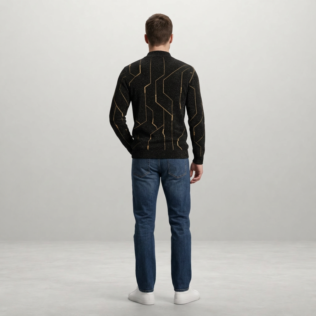 Tristan – Textured knit sweater