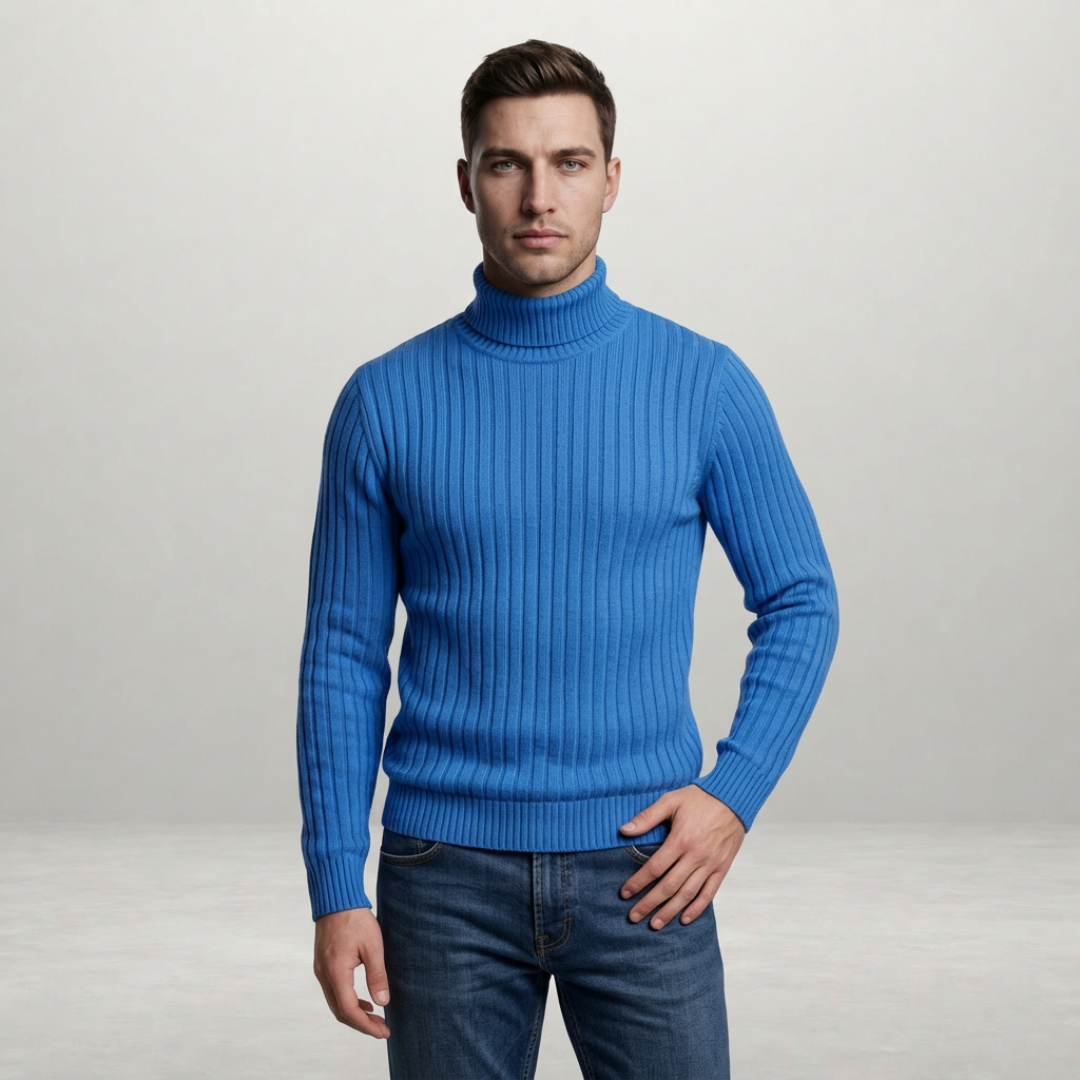 Everett – Refined ribbed turtleneck for everyday style