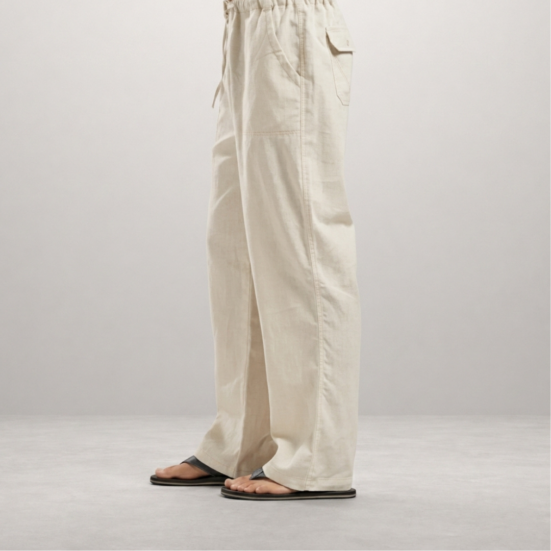 Mason – Lightweight linen drawstring pants for relaxed everyday comfort