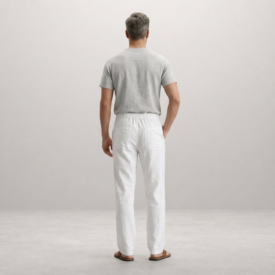 Mason – Lightweight linen drawstring pants for relaxed everyday comfort