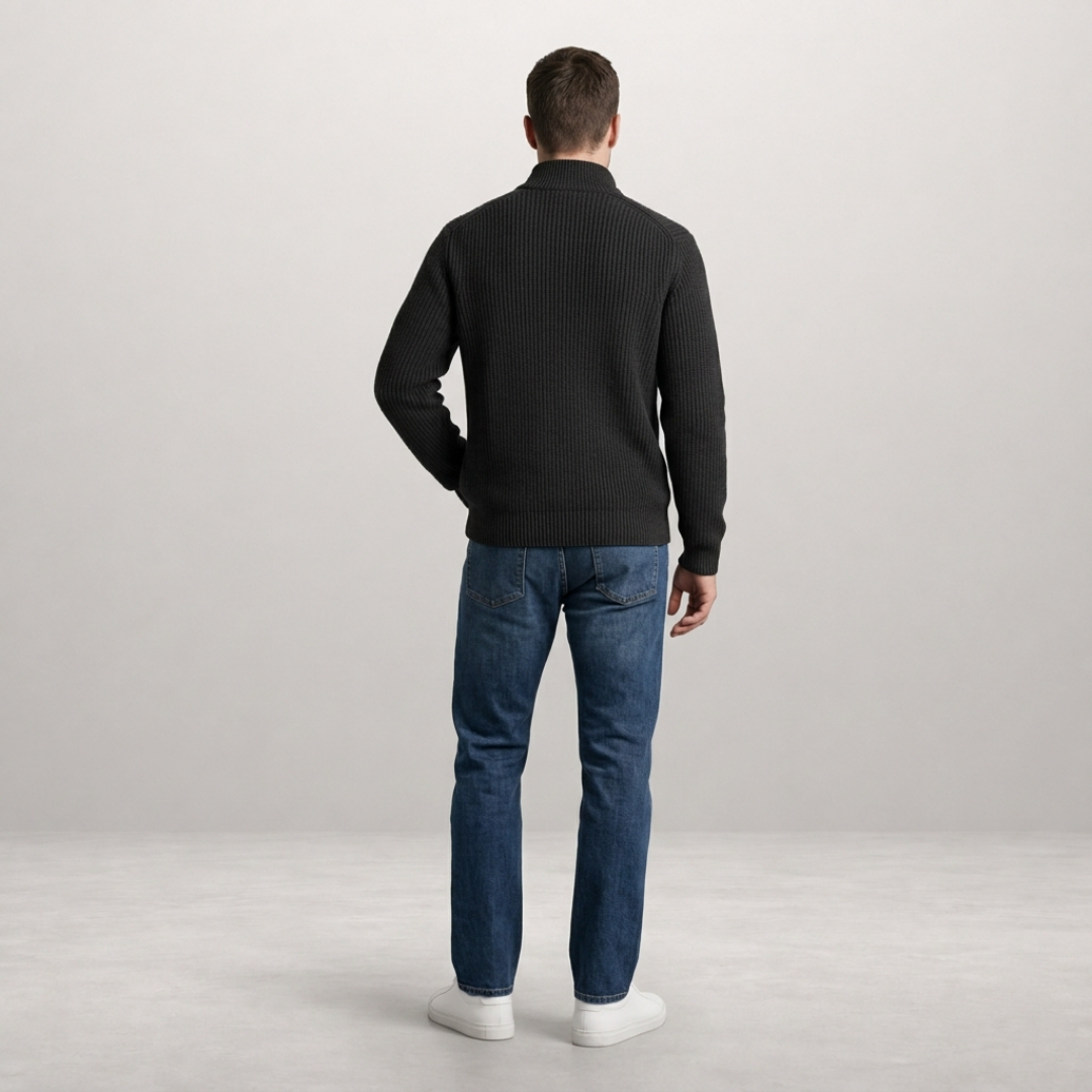 Weston – Refined half-zip knit for everyday comfort