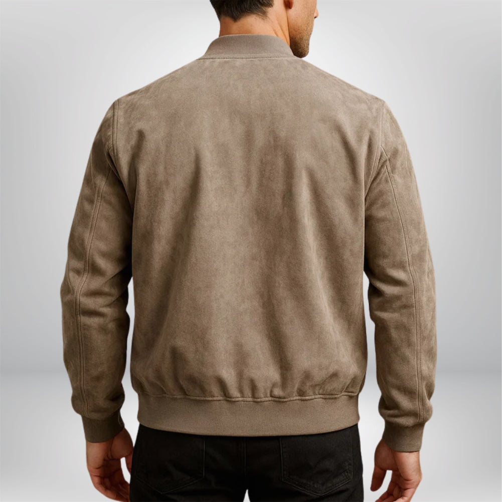 Vesper | Leather Bomber Jacket Women Modern Fit Elegant Genuine Leather 1