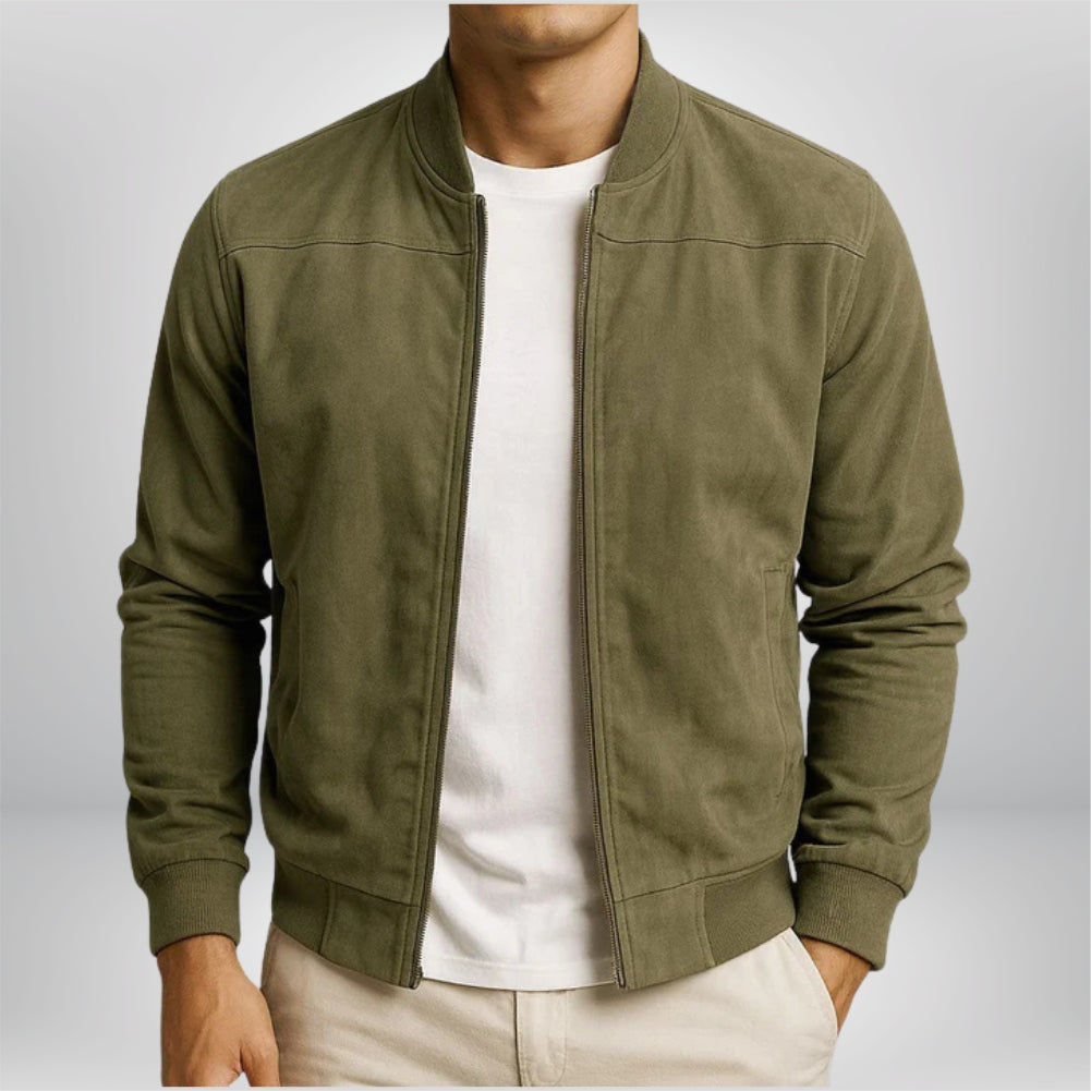 Vesper | Leather Bomber Jacket Women Modern Fit Elegant Genuine Leather 2