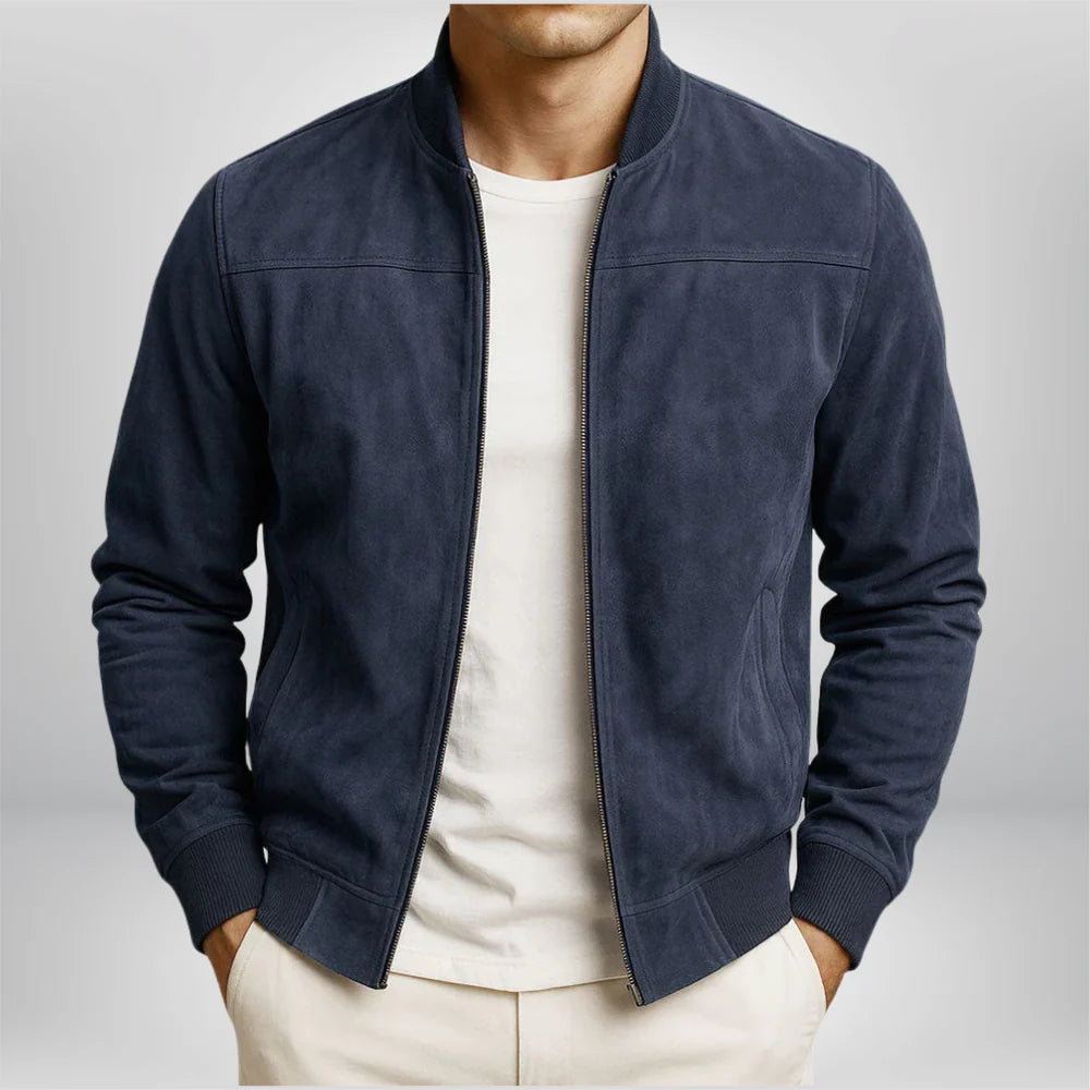 Vesper | Leather Bomber Jacket Women Modern Fit Elegant Genuine Leather 5